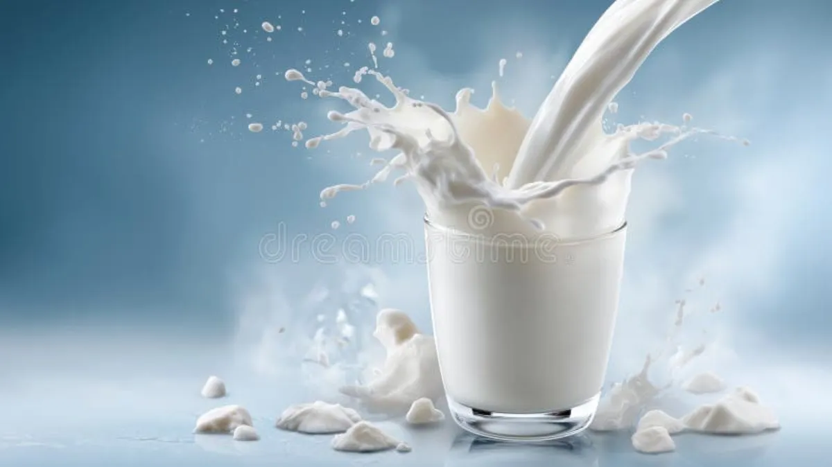 倾倒新鲜的牛奶 - 大奶 的品质承诺